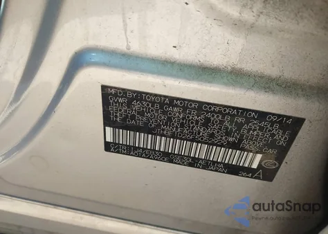 2015 Lexus Is 250 from USA, damaged, VIN JTHBF1D26F5052929